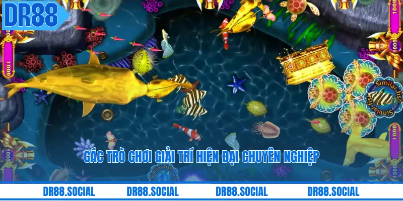 Các trò chơi giải trí hiện đại chuyên nghiệp