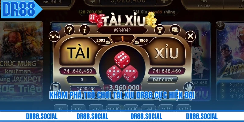 Khám phá trò chơi Tài Xỉu DR88 cực hiện đại